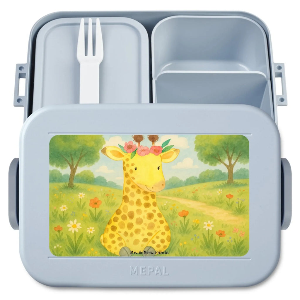MEPAL Bentobox Giraffe Blumenkranz Design Lunchbox, Bentobox, Brotdose, Afrika, Wildtiere, Selbstliebe, Blumenkranz, Abenteurer, Giraffe, Freundin