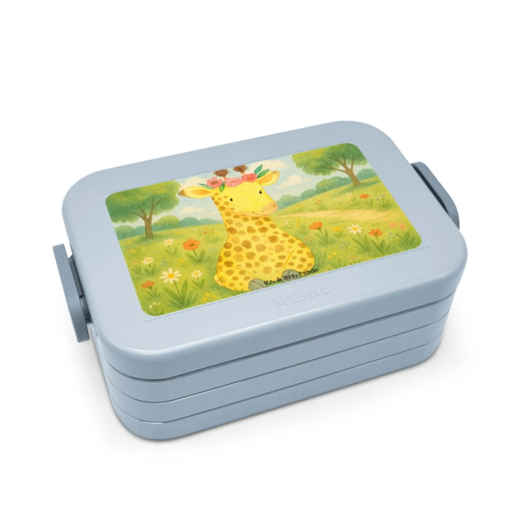 MEPAL Bentobox Giraffe Blumenkranz Design Lunchbox, Bentobox, Brotdose, Afrika, Wildtiere, Selbstliebe, Blumenkranz, Abenteurer, Giraffe, Freundin