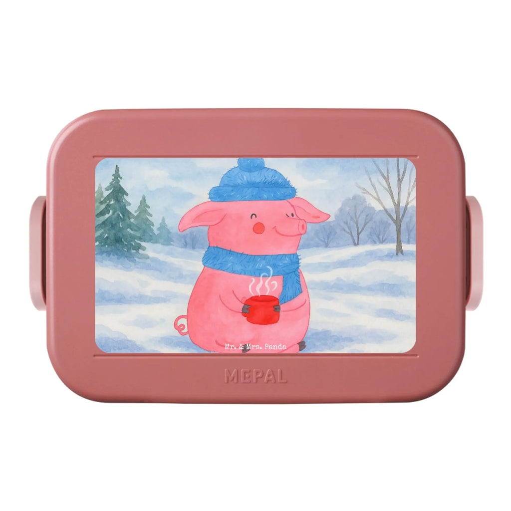 MEPAL Bentobox Schweinchen Glühwein Design Bentobox, Lunchbox, Brotdose, Winter, Weihnachten, Weihnachtsdeko, Nikolaus, Advent, Heiligabend, Wintermotiv, Betrunken, Glühwein, Weihnachtsmarkt, Spruch