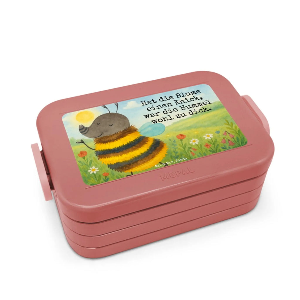 MEPAL Bentobox Hummel flauschig Design Bentobox, Brotdose, Lunchbox, Tiermotive, Gute Laune, lustige Sprüche, Tiere, Blume, Flauschig, Hummel, Natur, Biene