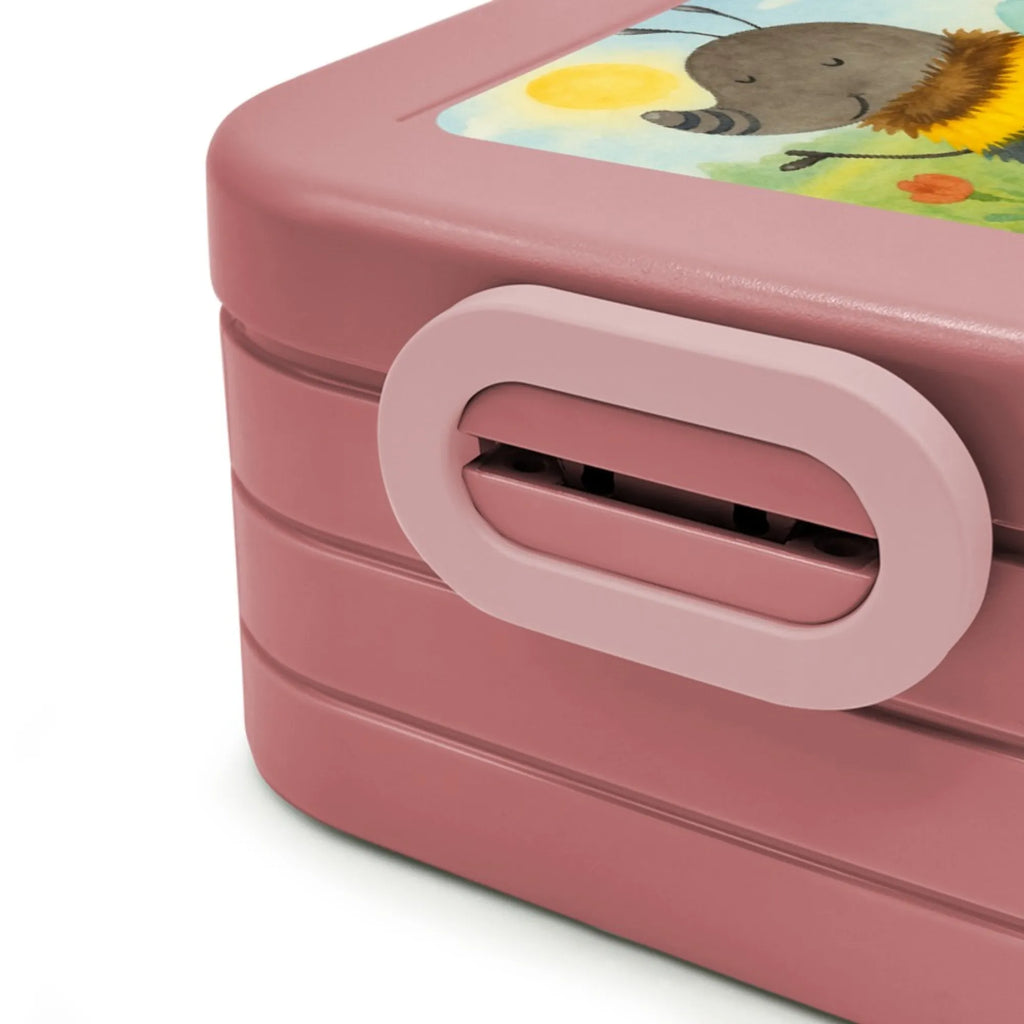 MEPAL Bentobox Hummel flauschig Design Bentobox, Brotdose, Lunchbox, Tiermotive, Gute Laune, lustige Sprüche, Tiere, Blume, Flauschig, Hummel, Natur, Biene