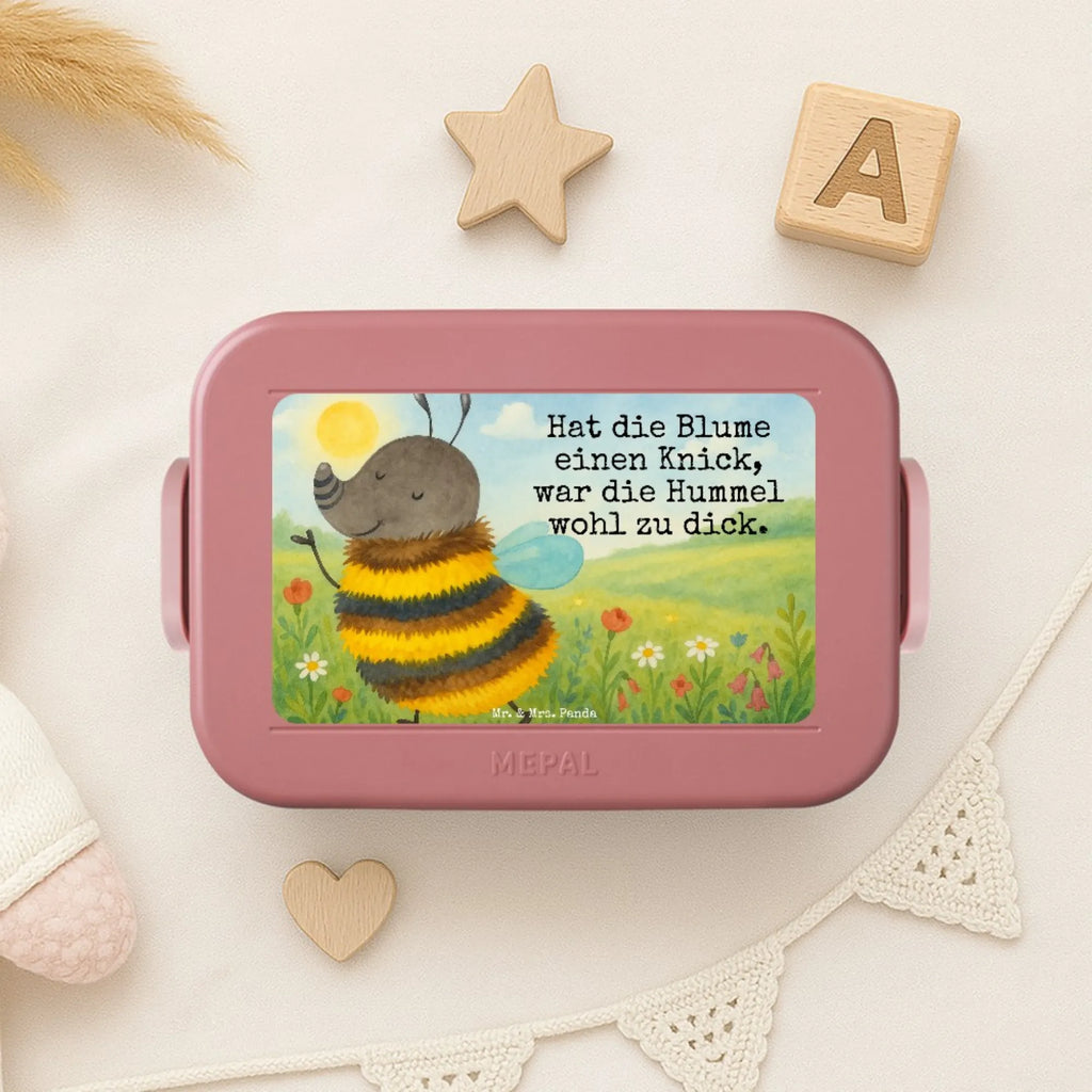 MEPAL Bentobox Hummel flauschig Design Bentobox, Brotdose, Lunchbox, Tiermotive, Gute Laune, lustige Sprüche, Tiere, Blume, Flauschig, Hummel, Natur, Biene