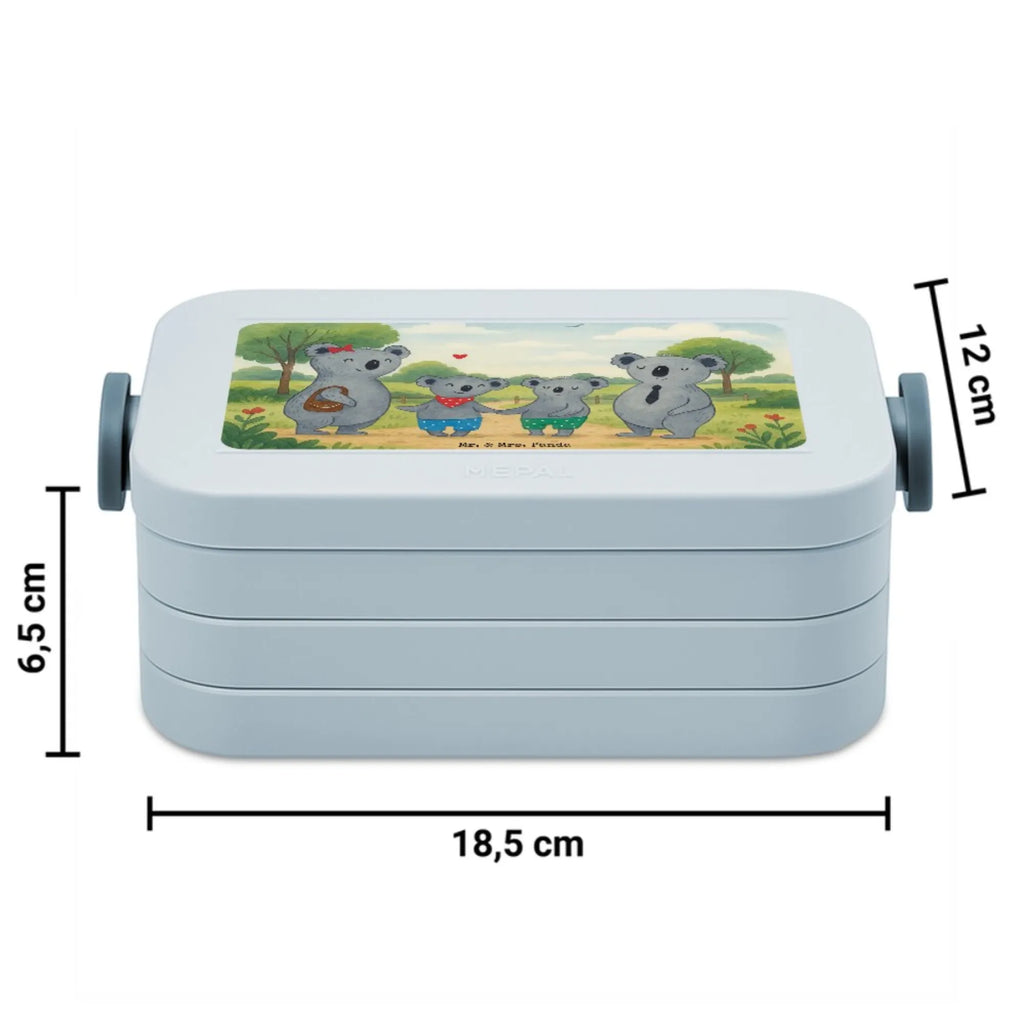 MEPAL Bentobox Koala Familie zwei Design Brotdose, Bentobox, Lunchbox, Familie, Vatertag, Muttertag, Bruder, Schwester, Mama, Papa, Oma, Opa, Familienzeit, Koala, Lieblingsfamilie, beste Familie, Koalafamilie, Koalabär, Familienleben