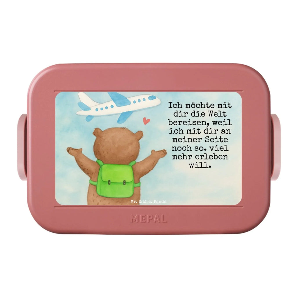 MEPAL Bentobox Bär Flugzeug Design Brotdose, Lunchbox, Bentobox, Liebe, Partner, Freund, Freundin, Ehemann, Ehefrau, Heiraten, Verlobung, Heiratsantrag, Liebesgeschenk, Jahrestag, Hocheitstag, Geschenk für Partner, für Ehemann, Liebesbeweis, Geschenk für Freundin, für Männer, Geschenk für Frauen, Hochzeitstag, Mitbringsel, Valentinstag