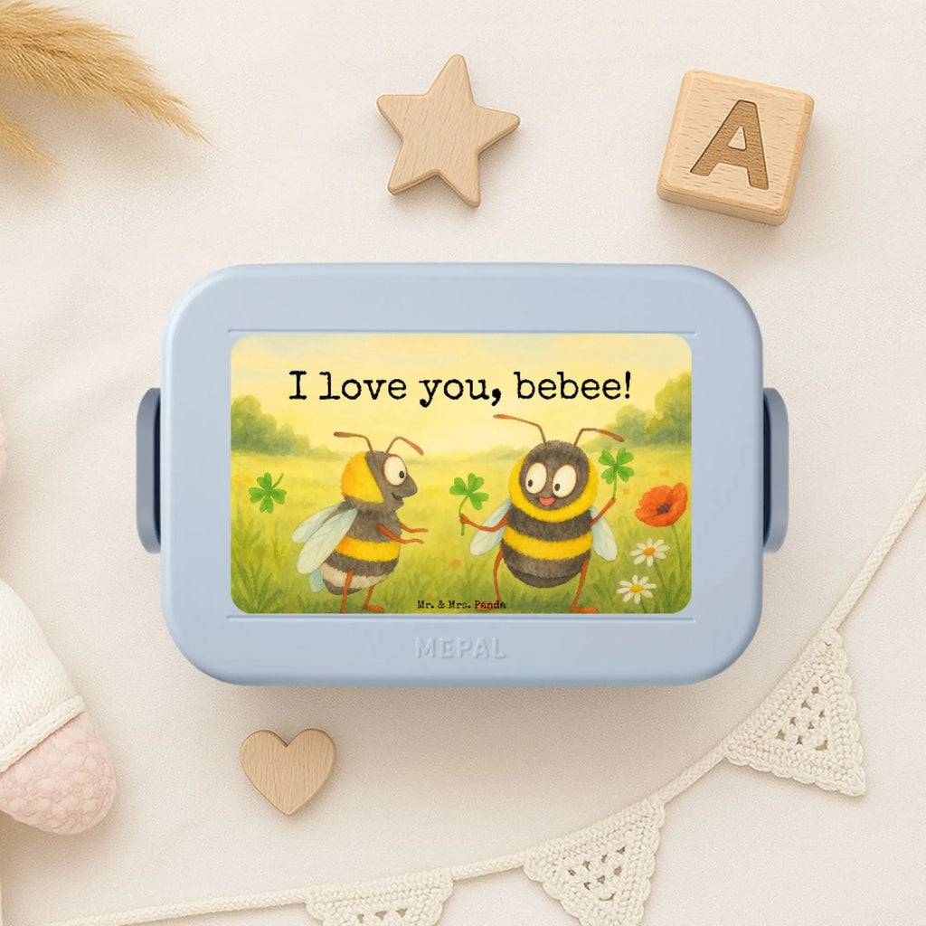 MEPAL Bentobox Bienen Paar Design Bentobox, Brotdose, Lunchbox, Liebe, Partner, Freund, Freundin, Ehemann, Ehefrau, Heiraten, Verlobung, Heiratsantrag, Liebesgeschenk, Jahrestag, Hocheitstag, Hochzeitstag, verliebte Schildkröten, Geschenk für Freundin, Schildkröten, Valentinstag, für Ehemann, Liebesbeweis, Geschenk für Partner, Geschenk für Frauen, für Männer, Mitbringsel