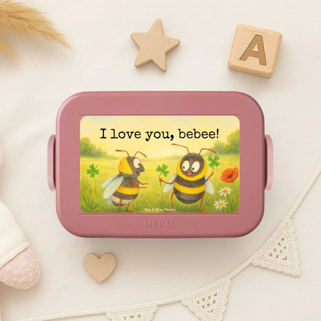 MEPAL Bentobox Bienen Paar Design Bentobox, Brotdose, Lunchbox, Liebe, Partner, Freund, Freundin, Ehemann, Ehefrau, Heiraten, Verlobung, Heiratsantrag, Liebesgeschenk, Jahrestag, Hocheitstag, Hochzeitstag, verliebte Schildkröten, Geschenk für Freundin, Schildkröten, Valentinstag, für Ehemann, Liebesbeweis, Geschenk für Partner, Geschenk für Frauen, für Männer, Mitbringsel
