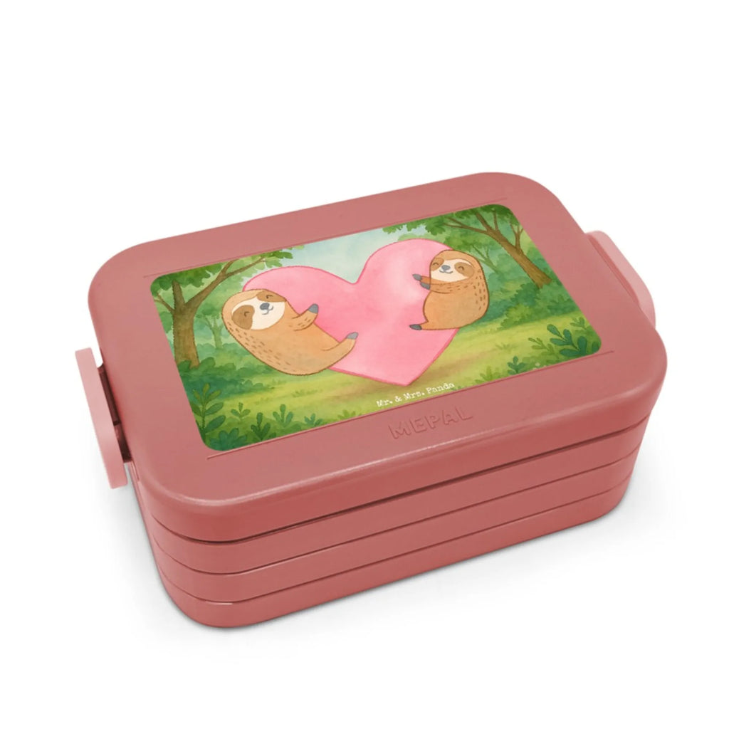 MEPAL Bentobox Faultiere Herz Design Brotdose, Lunchbox, Bentobox, Liebe, Partner, Freund, Freundin, Ehemann, Ehefrau, Heiraten, Verlobung, Heiratsantrag, Liebesgeschenk, Jahrestag, Hocheitstag, Valentinstag, für Ehemann, Geschenk für Partner, Mitbringsel, Geschenk für Frauen, Geschenk für Freundin, Liebesbeweis, Hochzeitstag, für Männer