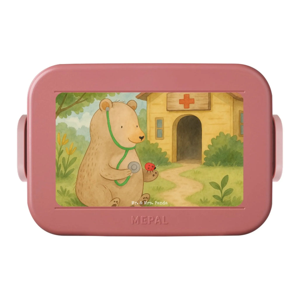 MEPAL Bentobox Bär Arzt Design Brotdose, Lunchbox, Bentobox, Bär, Teddy, Teddybär, Professor, Doktor, Professorin, Ärztin, Doktorin, Arzt