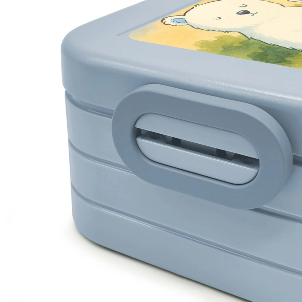 MEPAL Bentobox Eisbär Faul Design Bentobox, Brotdose, Lunchbox, Bär, Teddy, Teddybär, Nordpol, Eisbär, Bürojob, Büro, Relaxen, Arbeitsplatz, Faul, Arbeit, Homeoffice, Entspannen