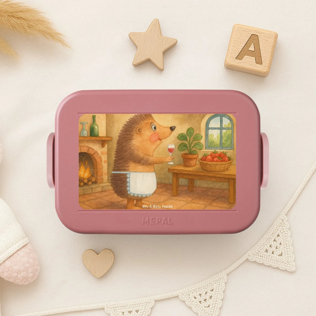 MEPAL Bentobox Igel Wein Design Lunchbox, Bentobox, Brotdose, Tiermotive, Gute Laune, lustige Sprüche, Tiere, Igel, Geschenk Weinliebhaber, Wein Deko, Geschenk Weintrinker, Wein trinken, Weinglas, Weißwein, Wein Spruch, Rotwein