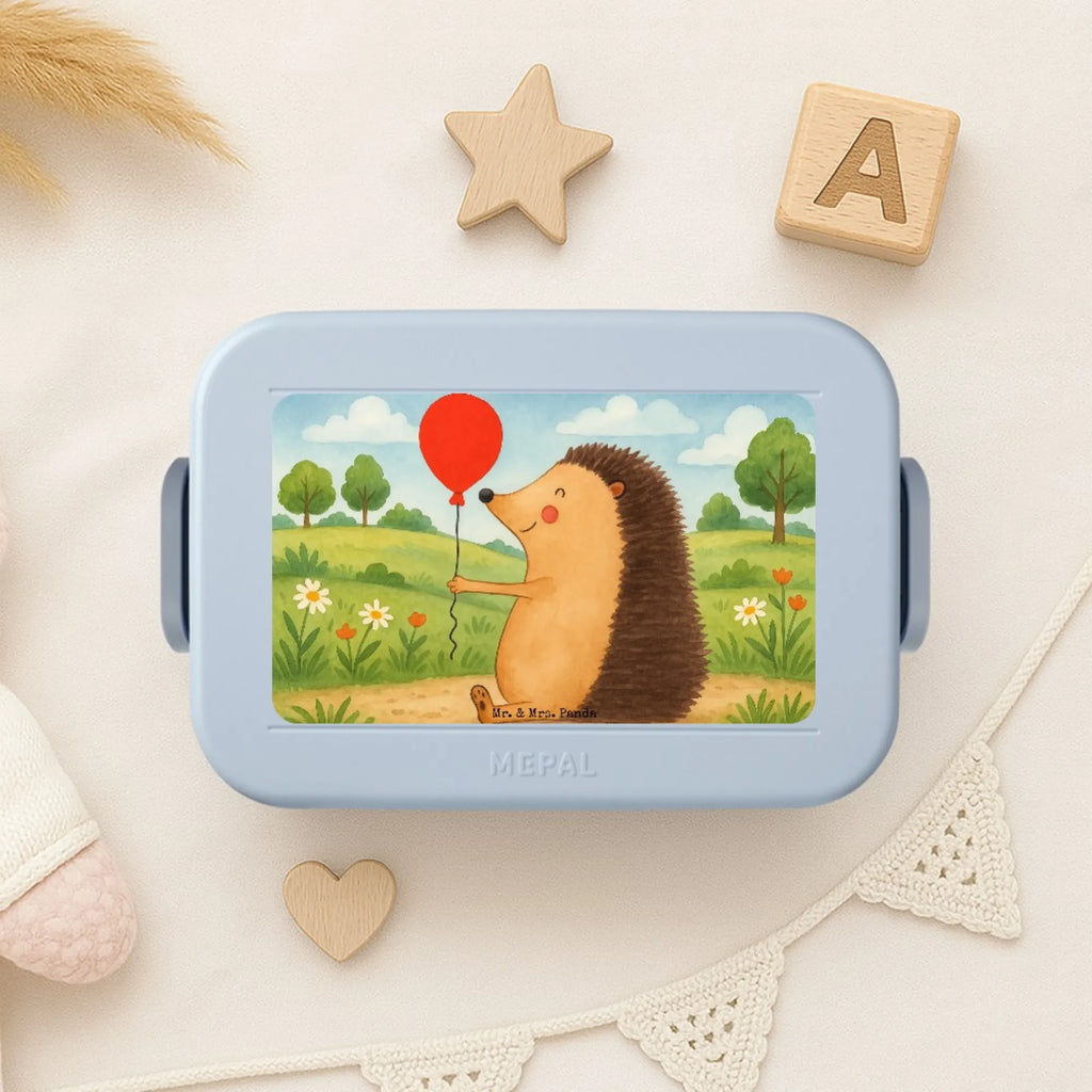 MEPAL Bentobox Igel Luftballon Design Lunchbox, Brotdose, Bentobox, Tiermotive, Gute Laune, lustige Sprüche, Tiere, Geburtstagskind, Ballon, Happy Birthday, Igel, Glückwunsch, Herzlichen Glückwunsch, Geburtstag
