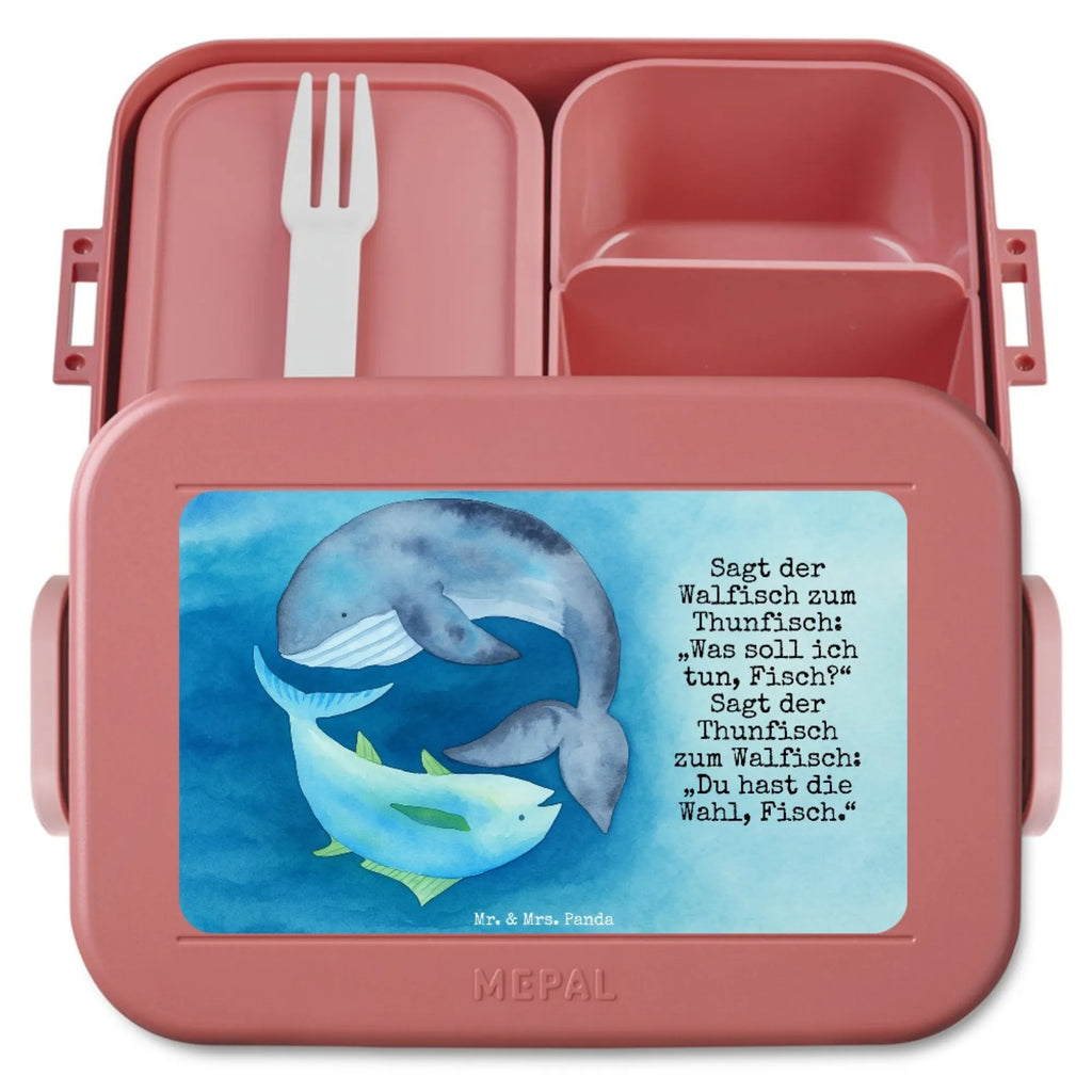 MEPAL Bentobox Walfisch Thunfisch Design Brotdose, Lunchbox, Bentobox, Tiermotive, Gute Laune, lustige Sprüche, Tiere, Wahl, Witz, Wortwitz lustig, Wal, Flachwitz Geschenk, Flachwitz, Spruch lustig, Spruch des Tages, Tunfisch