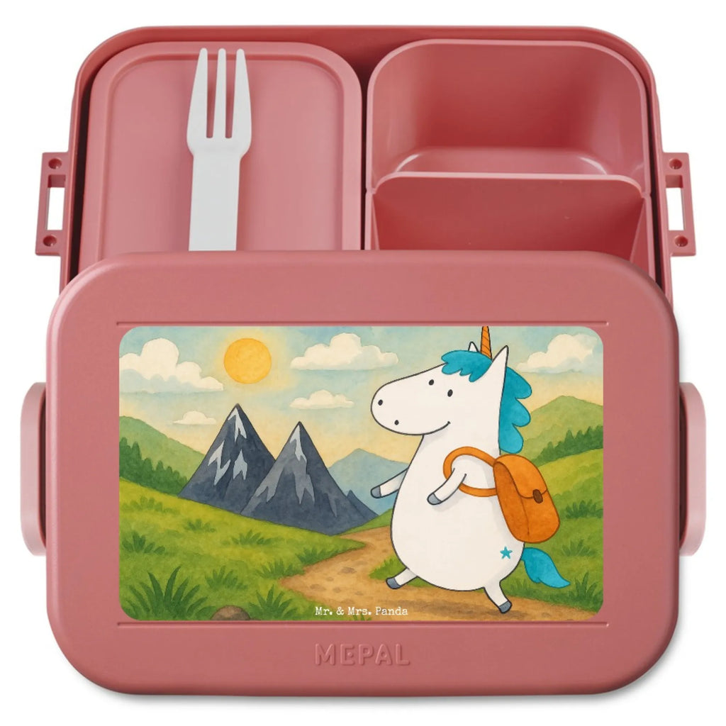 MEPAL Bentobox Einhorn Bergsteiger Design Bentobox, Lunchbox, Brotdose, Einhorn, Einhörner, Einhorn Deko, Unicorn, Bergsteiger, Abenteurer, Abenteuer, Weltreise, Urlaub, Berge, Weltenbummler, Entdecker, Reisen