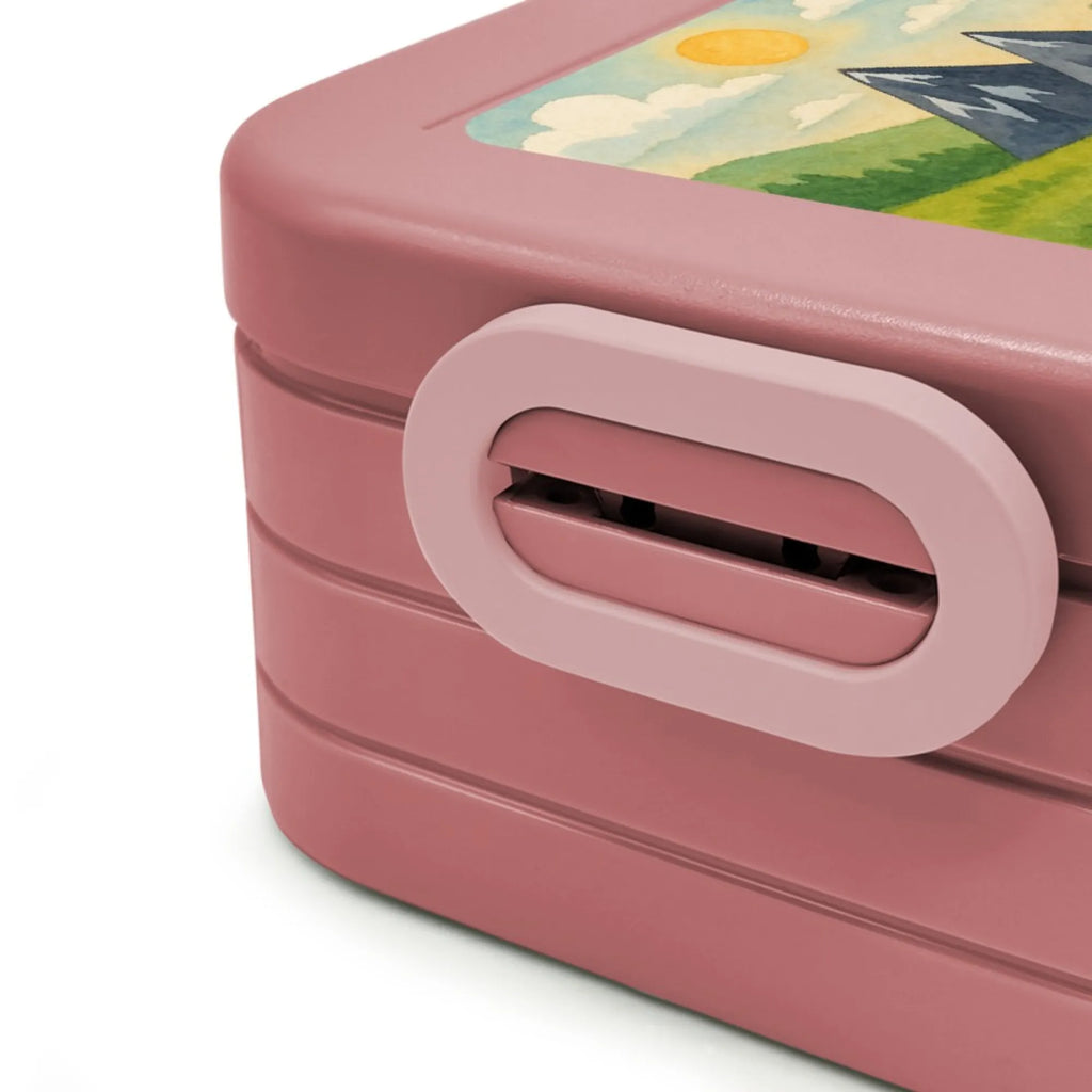 MEPAL Bentobox Einhorn Bergsteiger Design Bentobox, Lunchbox, Brotdose, Einhorn, Einhörner, Einhorn Deko, Unicorn, Bergsteiger, Abenteurer, Abenteuer, Weltreise, Urlaub, Berge, Weltenbummler, Entdecker, Reisen