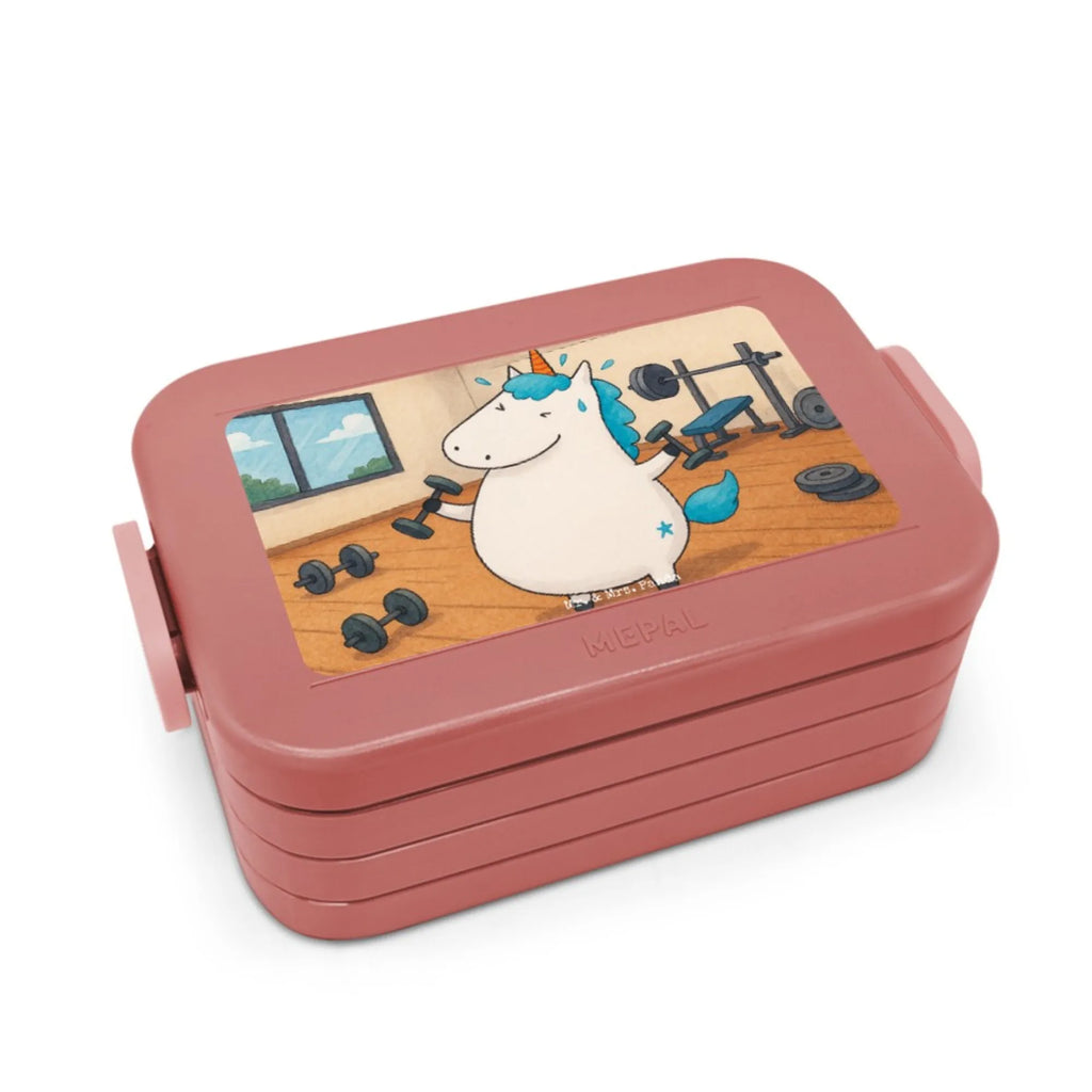 MEPAL Bentobox Einhorn Fitness Design Lunchbox, Bentobox, Brotdose, Einhorn, Einhörner, Einhorn Deko, Unicorn, Abnehmen, Diät, Sixpack, Fitnessstudio, Sport, Gym, Fitness, Pumpen, Geräte