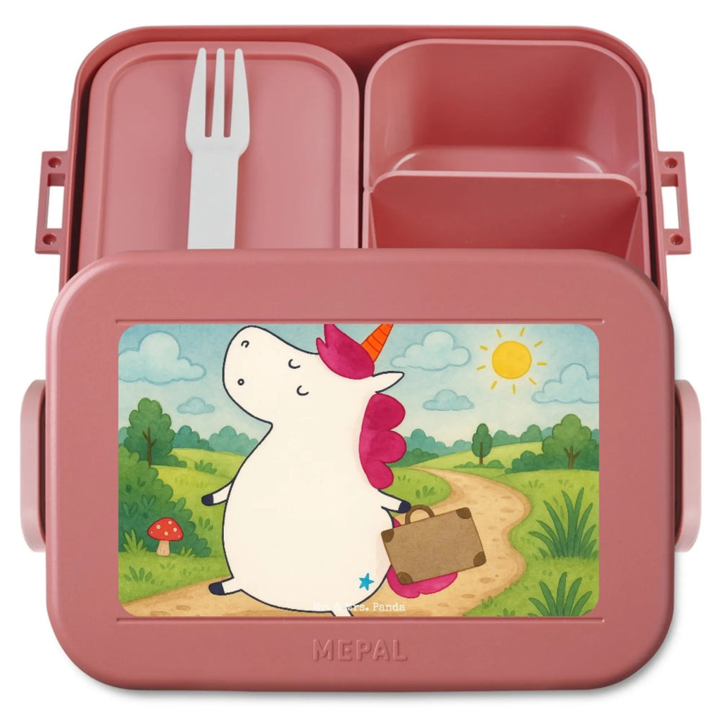 MEPAL Bentobox Einhorn Koffer Design Brotdose, Bentobox, Lunchbox, Einhorn, Einhörner, Einhorn Deko, Unicorn, Erwachsen, Reise, witzig, Spaß, Kind, lustig, albern, unicorn, Abenteuer, Koffer, Verreisen, Gepäck