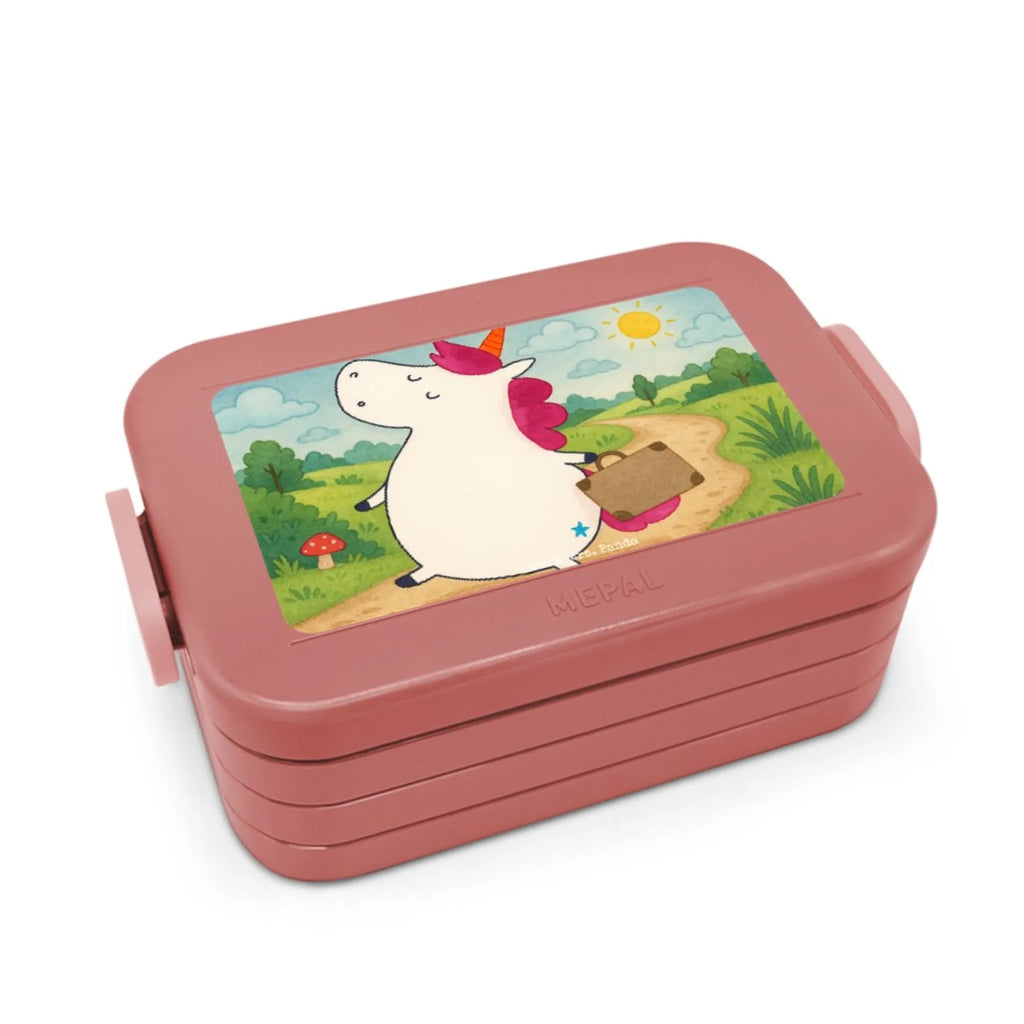 MEPAL Bentobox Einhorn Koffer Design Brotdose, Bentobox, Lunchbox, Einhorn, Einhörner, Einhorn Deko, Unicorn, Erwachsen, Reise, witzig, Spaß, Kind, lustig, albern, unicorn, Abenteuer, Koffer, Verreisen, Gepäck