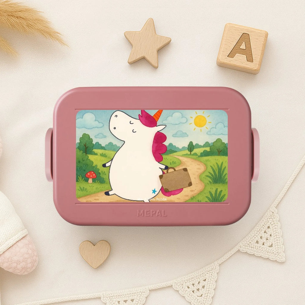 MEPAL Bentobox Einhorn Koffer Design Brotdose, Bentobox, Lunchbox, Einhorn, Einhörner, Einhorn Deko, Unicorn, Erwachsen, Reise, witzig, Spaß, Kind, lustig, albern, unicorn, Abenteuer, Koffer, Verreisen, Gepäck