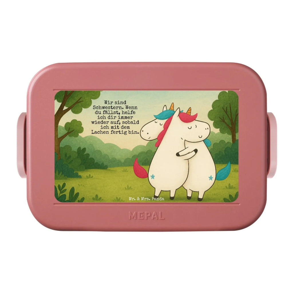 MEPAL Bentobox Einhörner Umarmen Design Brotdose, Bentobox, Lunchbox, Einhorn, Einhörner, Einhorn Deko, Unicorn, BFF, Geschwister, Liebe, Sister, Familie, Freundin, Schwester, Freundinnen, Schwestern