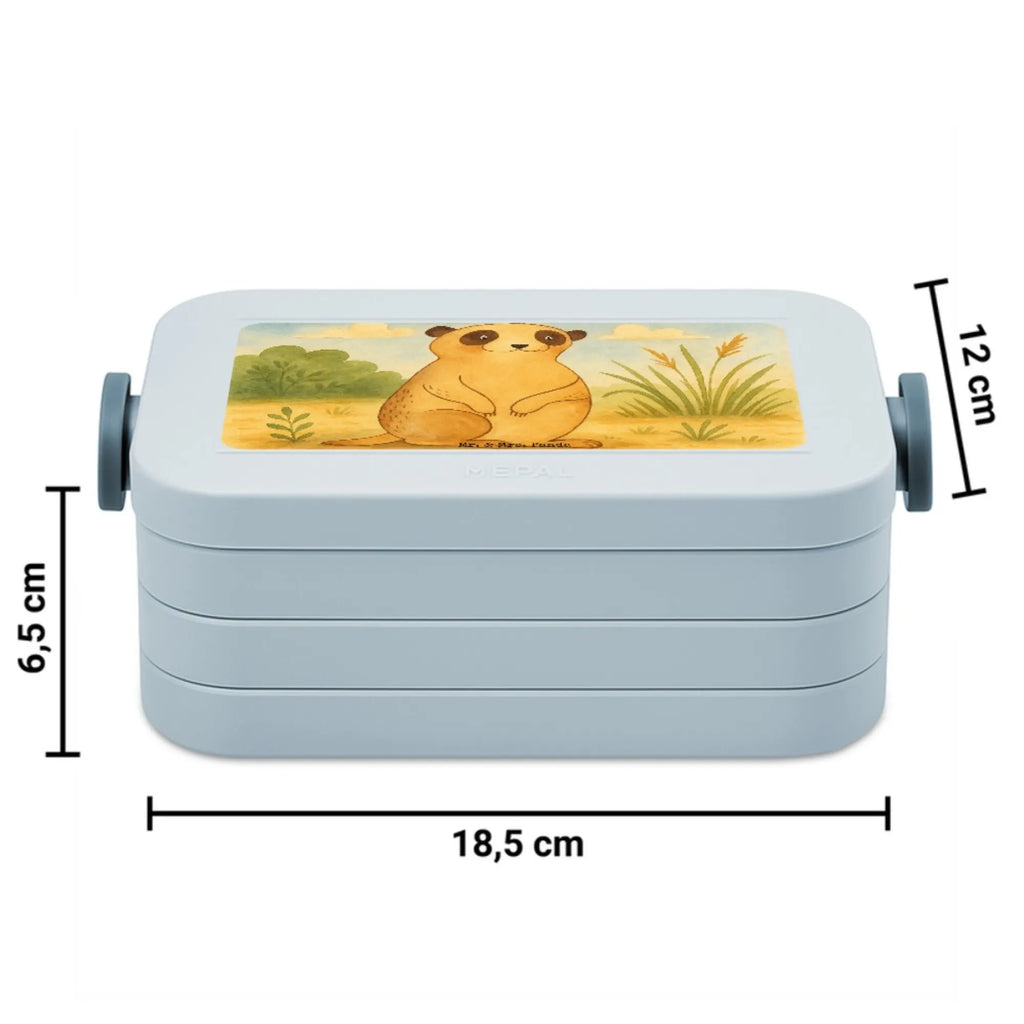 MEPAL Bentobox Erdmännchen Design Brotdose, Bentobox, Lunchbox, Afrika, Wildtiere, Erdmännchen, Traveling, Afrikareise, Roadtrip, Reisen, Weltreise, Spruch