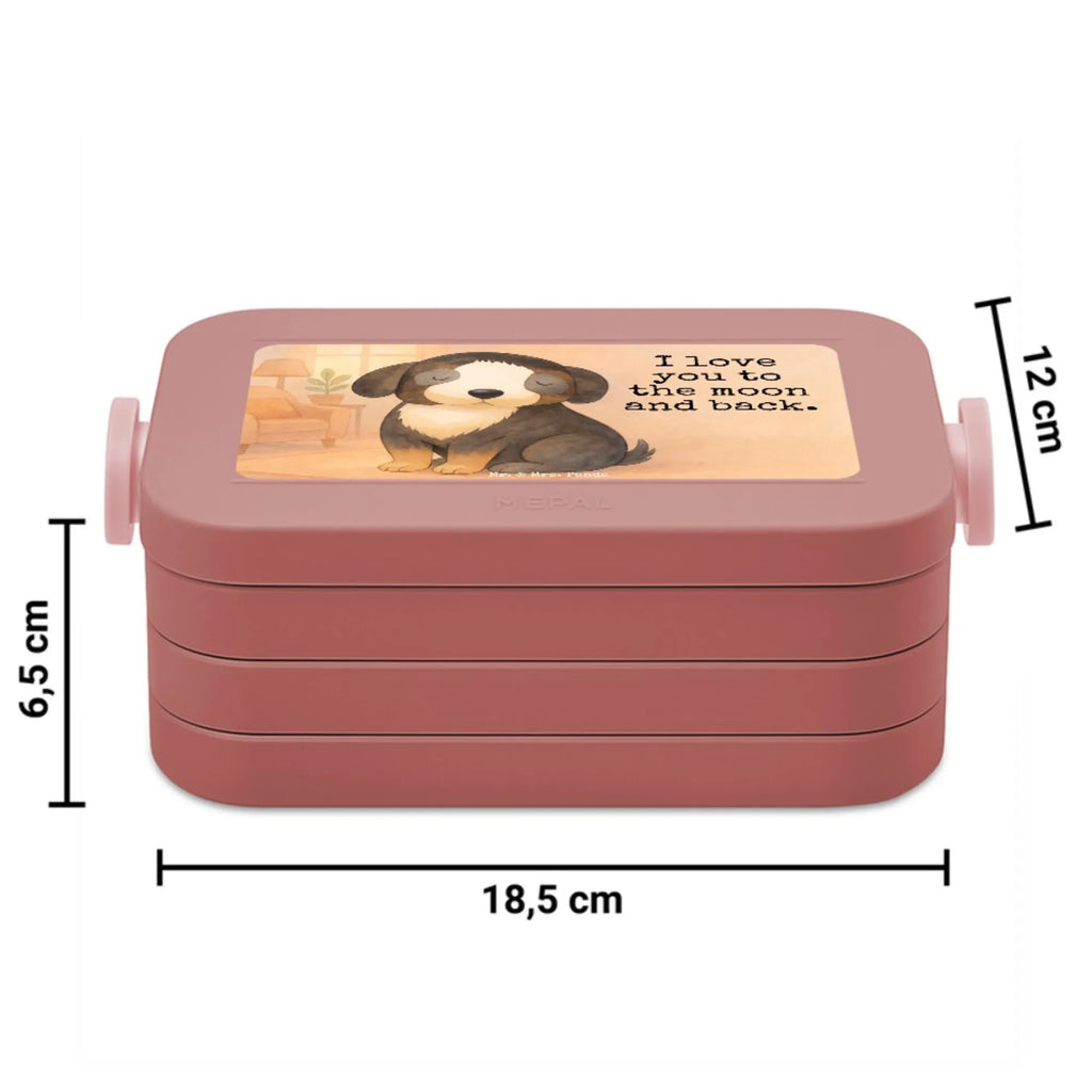 MEPAL Bentobox Hund Entspannen Design Bentobox, Lunchbox, Brotdose, Hund, Hundemotiv, Haustier, Hunderasse, Tierliebhaber, Hundebesitzer, Sprüche, Hundeliebe, schwarzer Hund, Liebe, Hundeglück