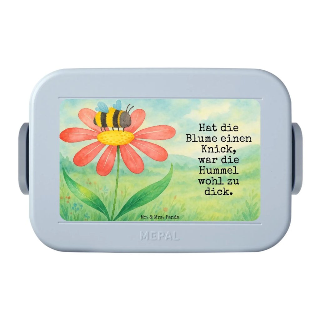 MEPAL Bentobox Hummel Blume Design Bentobox, Brotdose, Lunchbox, Tiermotive, Gute Laune, lustige Sprüche, Tiere, Wespe, Hummeln, Flauschig, Blume, Hummel, Biene, Natur, Feld