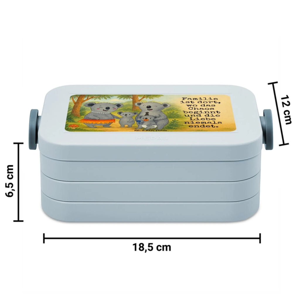 MEPAL Bentobox Koala Familie Design Brotdose, Lunchbox, Bentobox, Familie, Vatertag, Muttertag, Bruder, Schwester, Mama, Papa, Oma, Opa, Familienleben, Koala, Family, Geschwister, Kinder, Koalas