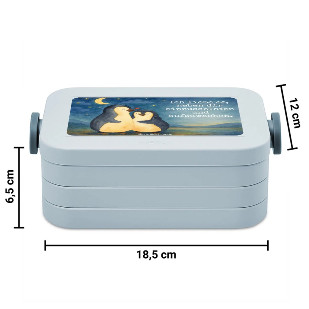 MEPAL Bentobox Pinguine Einschlafen Design Brotdose, Bentobox, Lunchbox, Liebe, Partner, Freund, Freundin, Ehemann, Ehefrau, Heiraten, Verlobung, Heiratsantrag, Liebesgeschenk, Jahrestag, Hocheitstag, für Männer, Valentinstag, Geschenk für Freundin, Geschenk für Partner, für Ehemann, Geschenk für Frauen, Liebesbeweis, Hochzeitstag, Mitbringsel
