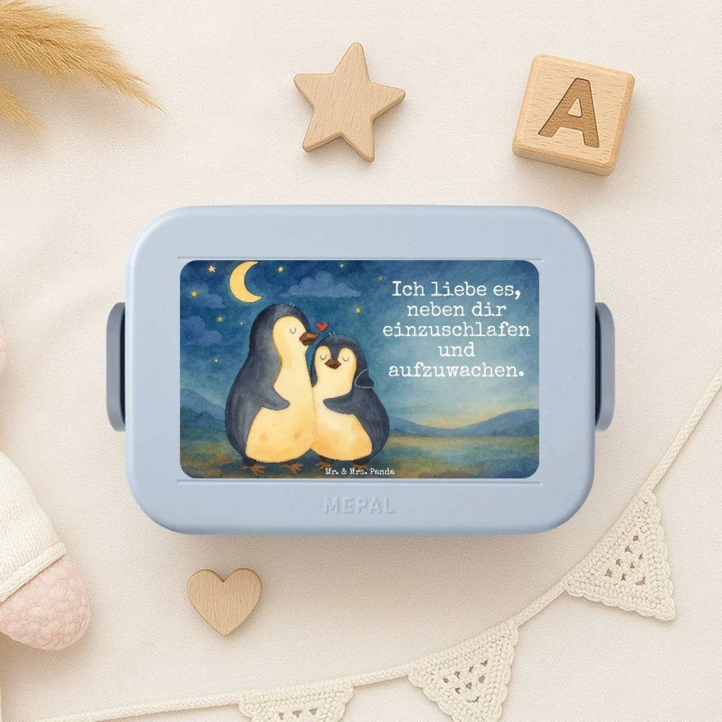 MEPAL Bentobox Pinguine Einschlafen Design Brotdose, Bentobox, Lunchbox, Liebe, Partner, Freund, Freundin, Ehemann, Ehefrau, Heiraten, Verlobung, Heiratsantrag, Liebesgeschenk, Jahrestag, Hocheitstag, für Männer, Valentinstag, Geschenk für Freundin, Geschenk für Partner, für Ehemann, Geschenk für Frauen, Liebesbeweis, Hochzeitstag, Mitbringsel