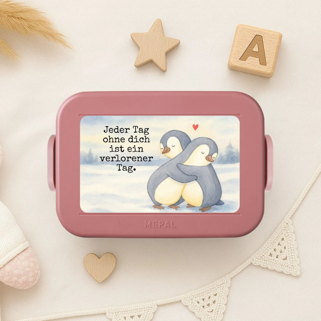 MEPAL Bentobox Pinguine Kuscheln Design Bentobox, Brotdose, Lunchbox, Liebe, Partner, Freund, Freundin, Ehemann, Ehefrau, Heiraten, Verlobung, Heiratsantrag, Liebesgeschenk, Jahrestag, Hocheitstag, Geschenk für Partner, für Ehemann, Valentinstag, Geschenk für Frauen, Geschenk für Freundin, für Männer, Liebesbeweis, Mitbringsel, Hochzeitstag