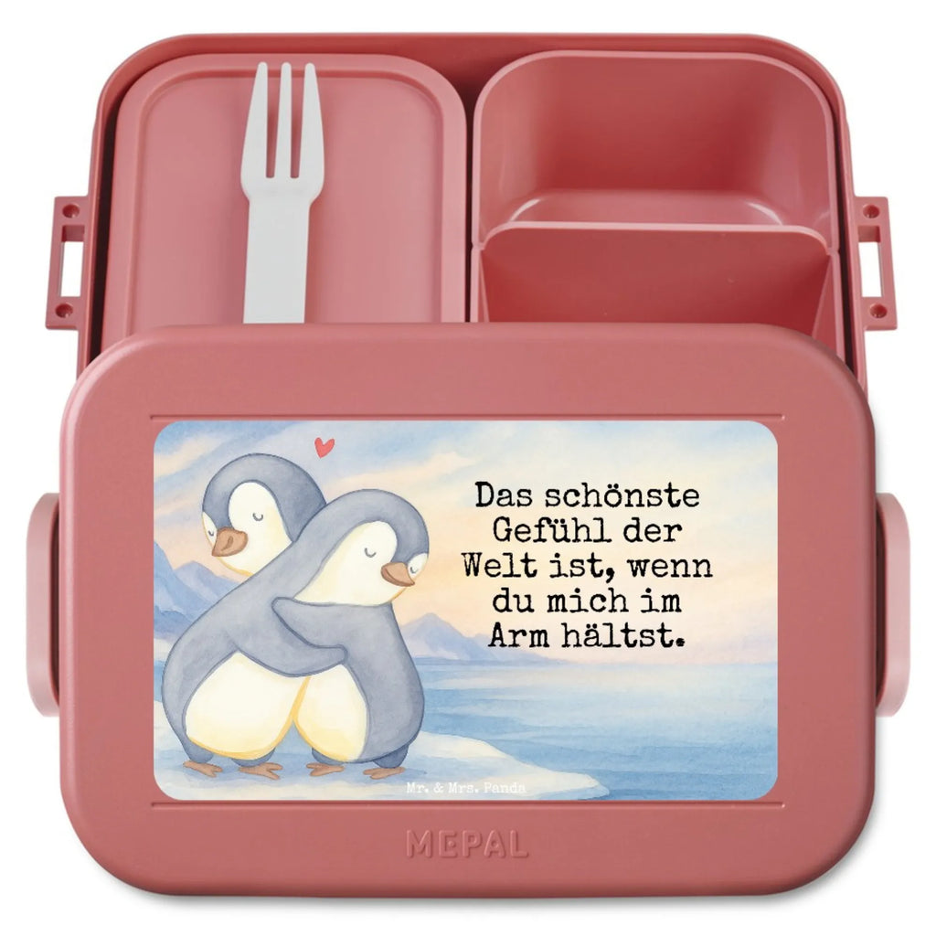 MEPAL Bentobox Pinguine Kuscheln Design Bentobox, Brotdose, Lunchbox, Liebe, Partner, Freund, Freundin, Ehemann, Ehefrau, Heiraten, Verlobung, Heiratsantrag, Liebesgeschenk, Jahrestag, Hocheitstag, Geschenk für Frauen, Valentinstag, für Männer, Geschenk für Partner, für Ehemann, Mitbringsel, Hochzeitstag, Liebesbeweis, Geschenk für Freundin