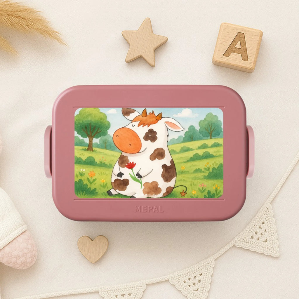MEPAL Bentobox Kuh Design Bentobox, Lunchbox, Brotdose, Bauernhof, Hoftiere, Landwirt, Landwirtin, Flausen, Spruch, Magie, Träume, Kühe, Kuh, Motivtion, Milch, Milchkuh, Hof