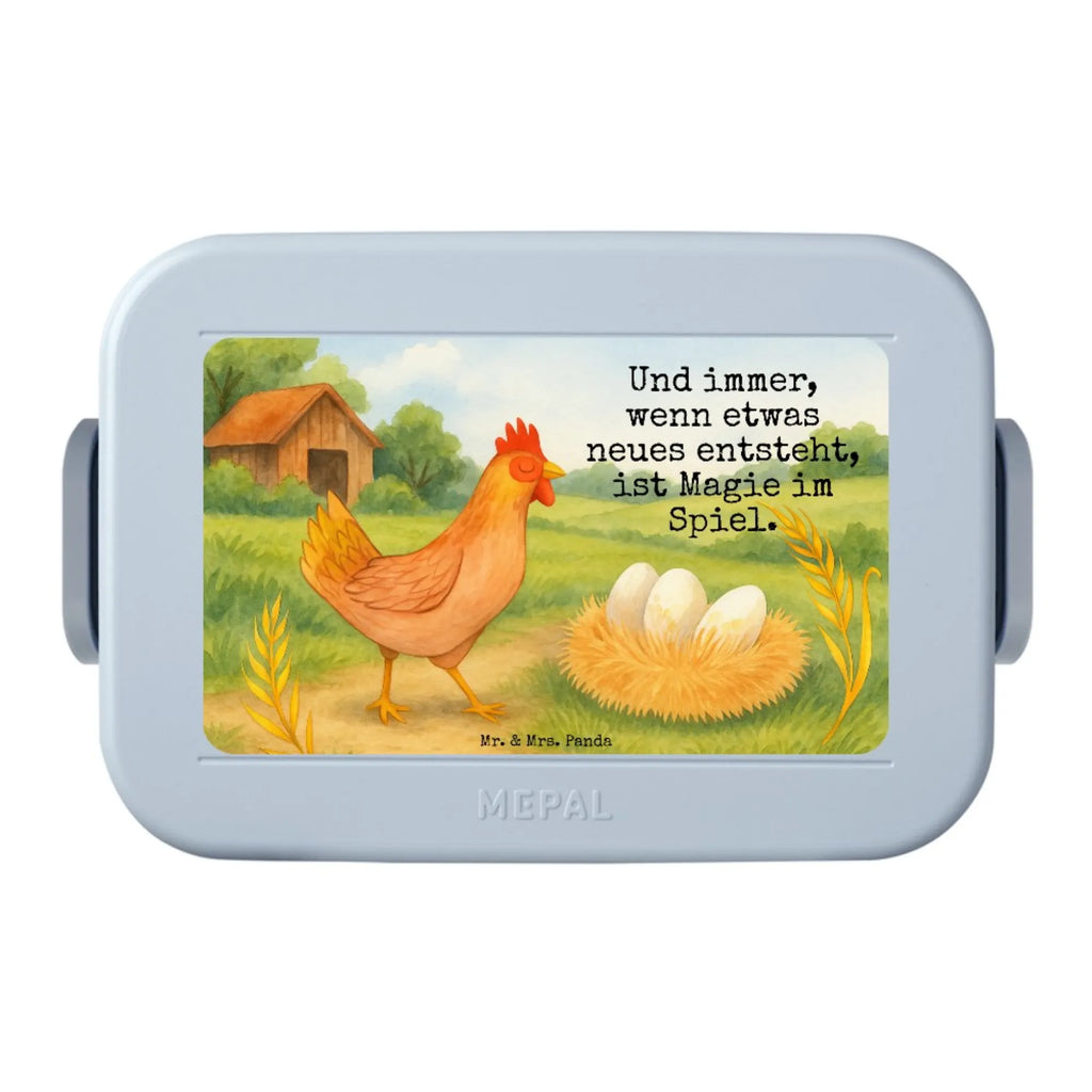 MEPAL Bentobox Huhn Stolz Design Bentobox, Brotdose, Lunchbox, Bauernhof, Hoftiere, Landwirt, Landwirtin, Schwangerschaft, Hahn, Henne, Hühner, Eier, Spruch, Landleben, Magie, Hof, Geburt, Motivation
