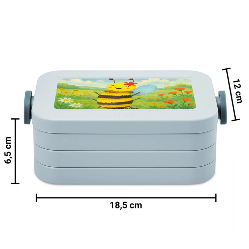 MEPAL Bentobox Biene Happy Design Lunchbox, Bentobox, Brotdose, Biene, Wespe, Hummel