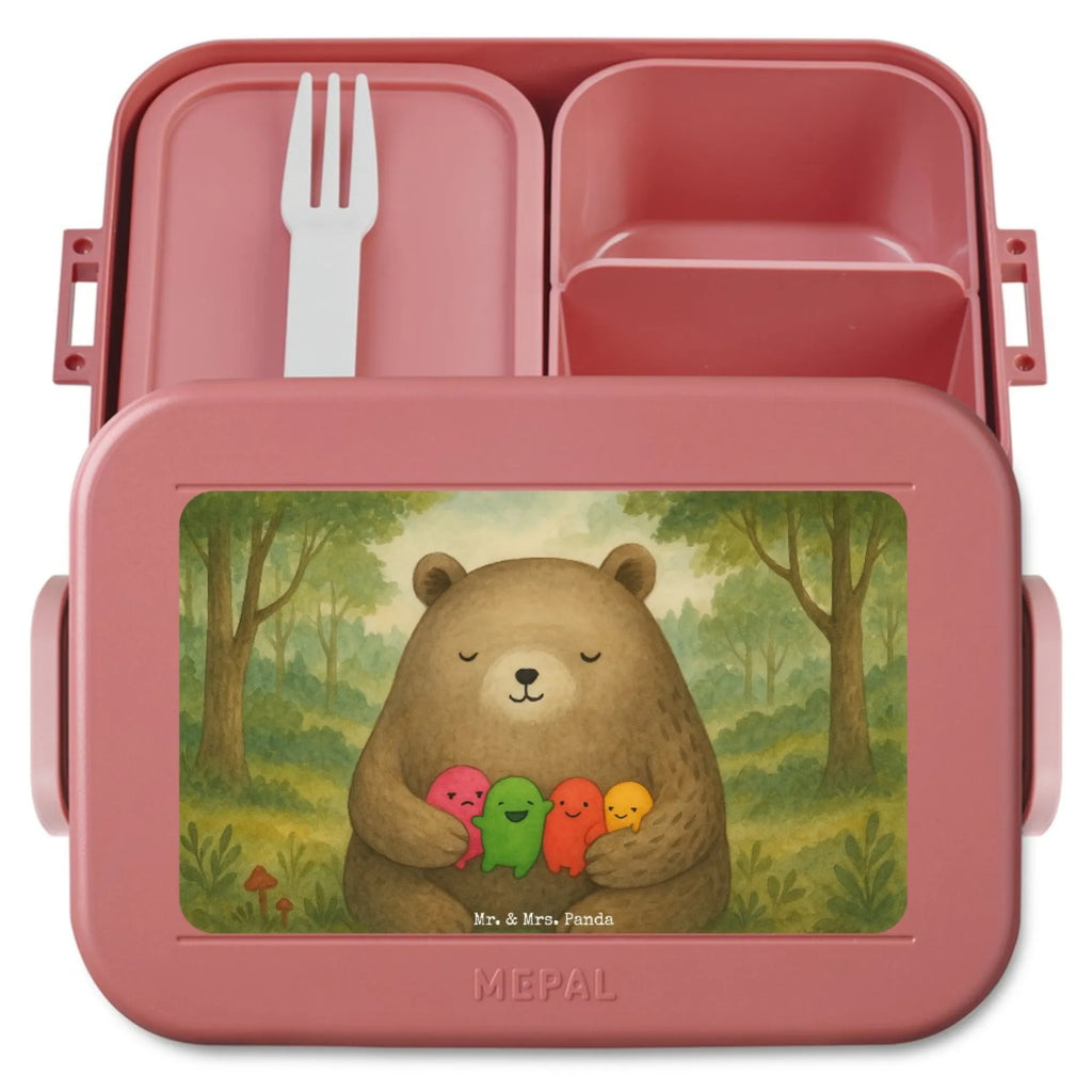 MEPAL Bentobox Bär Gefühl Design Bentobox, Lunchbox, Brotdose, Bär, Teddy, Teddybär, Wahnsinn, Verrückt, Durchgedreht