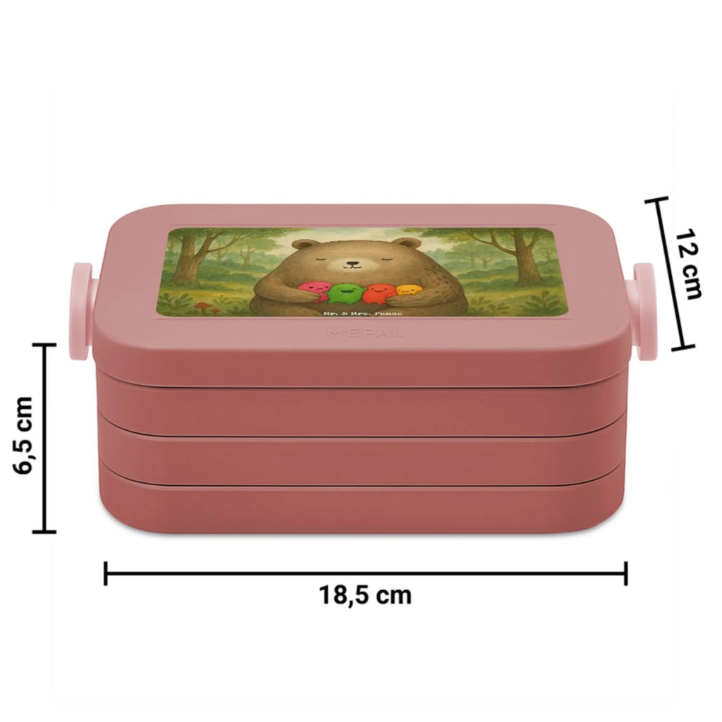 MEPAL Bentobox Bär Gefühl Design Bentobox, Lunchbox, Brotdose, Bär, Teddy, Teddybär, Wahnsinn, Verrückt, Durchgedreht