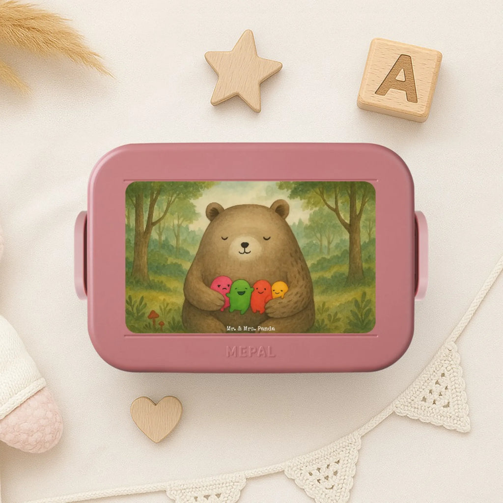 MEPAL Bentobox Bär Gefühl Design Bentobox, Lunchbox, Brotdose, Bär, Teddy, Teddybär, Wahnsinn, Verrückt, Durchgedreht