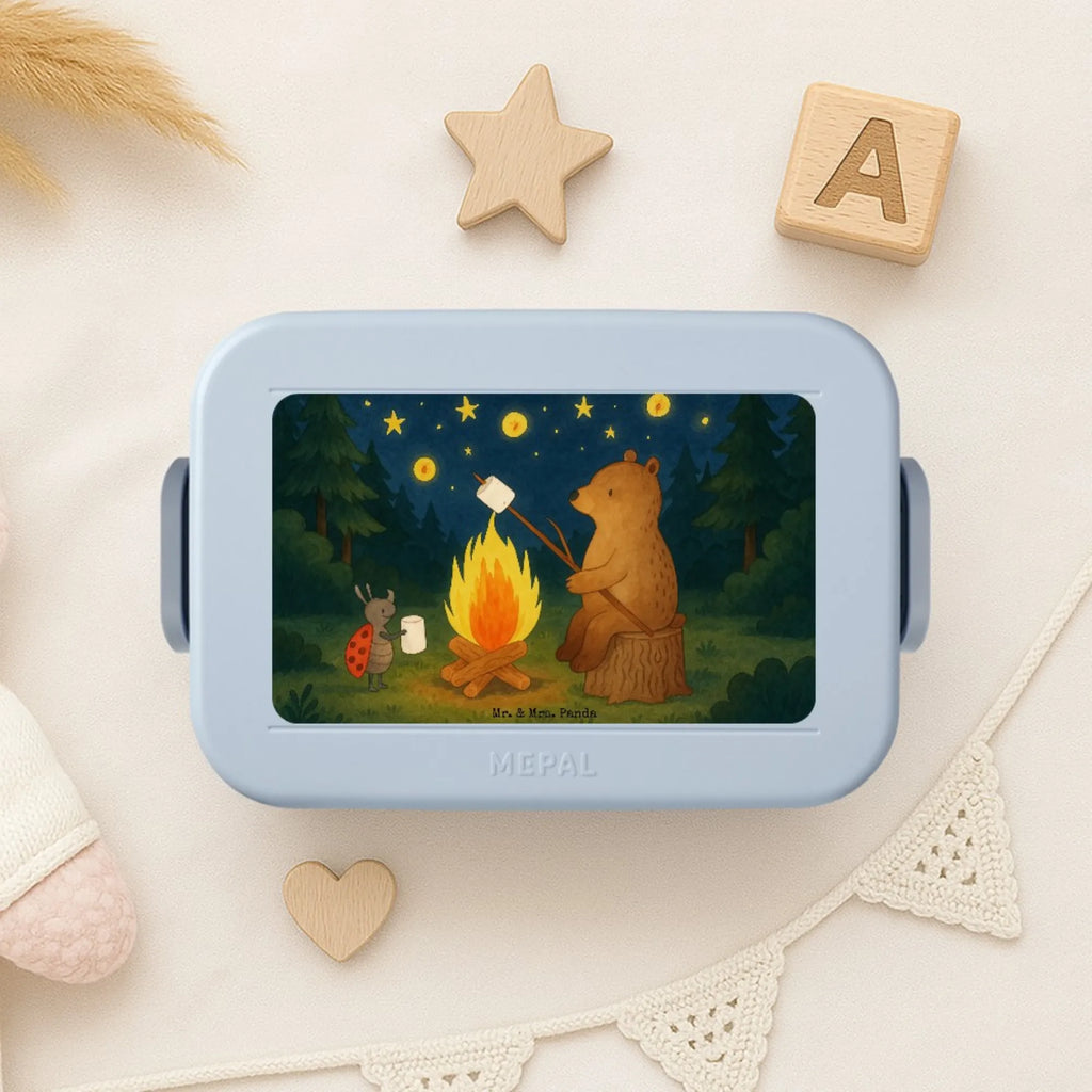 MEPAL Bentobox Bär & Marienkäfer Lagerfeuer Design Bentobox, Brotdose, Lunchbox, Bär, Teddy, Teddybär, Lagerfeuer