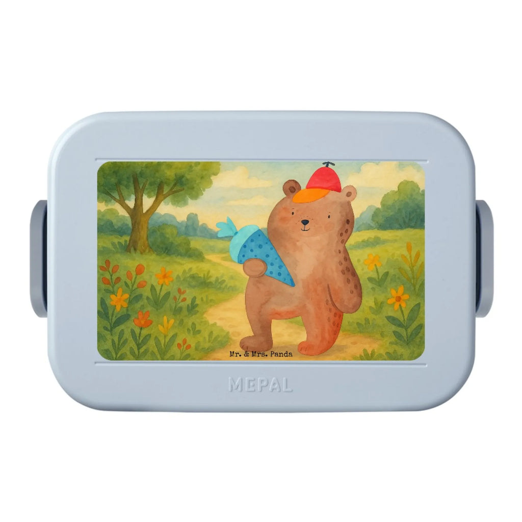 MEPAL Bentobox Bär Schultüte Design Bentobox, Lunchbox, Brotdose, Bär, Teddy, Teddybär, Erster Schultag Geschenk, Einschulung Geschenk, Bär Motiv, Schulanfang, Schultüte, Schule Geschenk, Grundschule, Schulbeginn