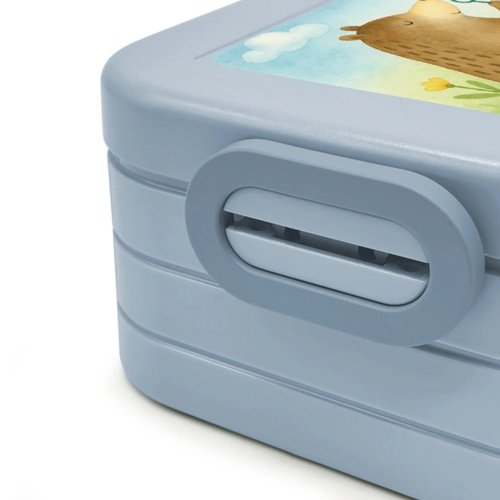 MEPAL Bentobox Bär Seifenblasen Design Lunchbox, Bentobox, Brotdose, Bär, Teddy, Teddybär, Seifenblasen Bär Lustig Sein Glücklich Traurig Happy