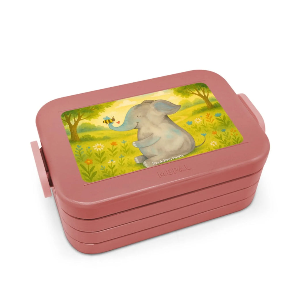 MEPAL Bentobox Elefant Biene Design Brotdose, Bentobox, Lunchbox, Tiermotive, Gute Laune, lustige Sprüche, Tiere, Hochzeitsgeschenk, Liebe, Heiratsantrag, Liebesspruch, Jahrestag, Elefant, Liebesbeweis, Biene, Liebesgeschenk