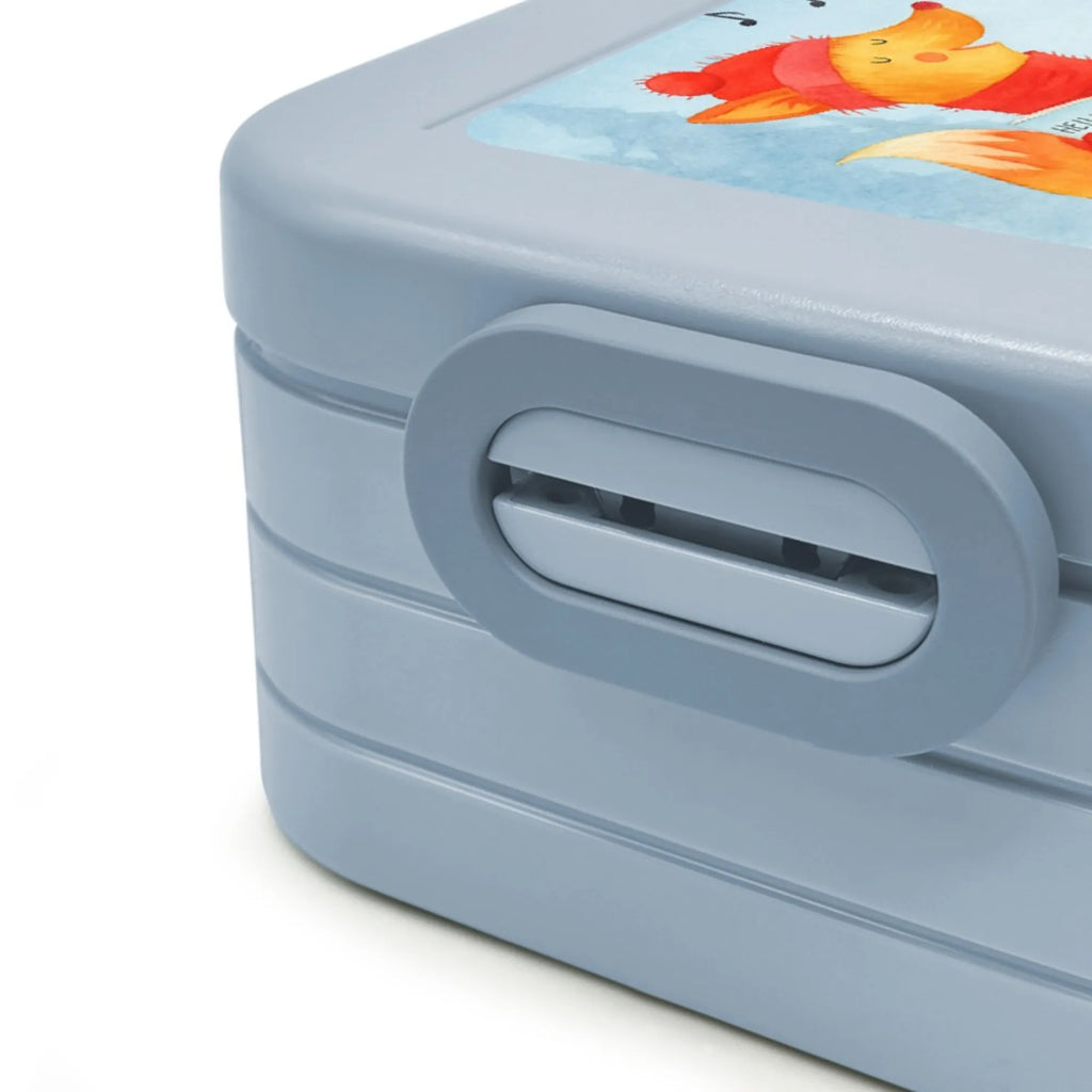 MEPAL Bentobox Fuchs Sänger Design Bentobox, Brotdose, Lunchbox, Winter, Weihnachten, Weihnachtsdeko, Nikolaus, Advent, Heiligabend, Wintermotiv, Weihnachtslieder, Geschenk Sänger, Fuchs, Füchse, Singen, Sänger