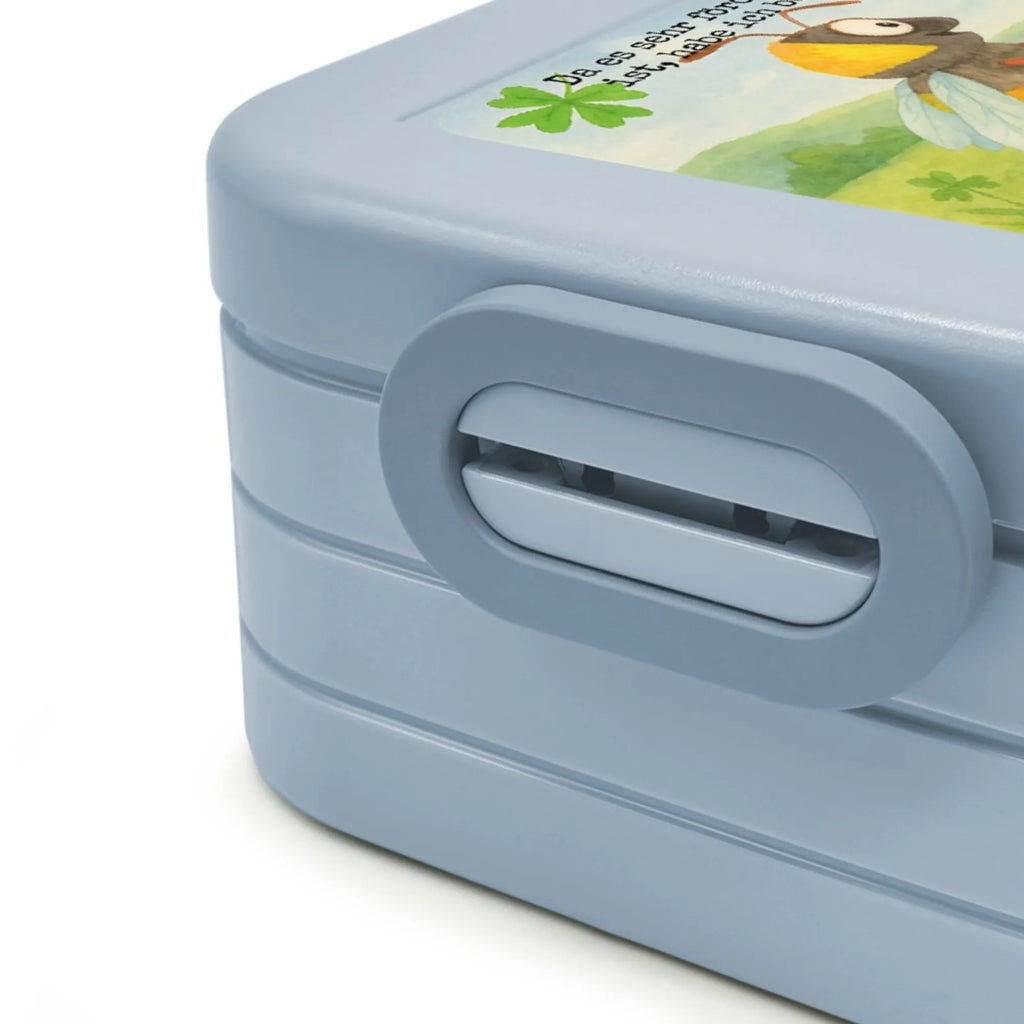 MEPAL Bentobox Hummeln Kleeblatt Design Brotdose, Lunchbox, Bentobox, Tiermotive, Gute Laune, lustige Sprüche, Tiere, Hummel, glücklich werden, Spruch schön, Spruch positiv, Biene Deko, Spruch fröhlich, glücklich sein, Biene