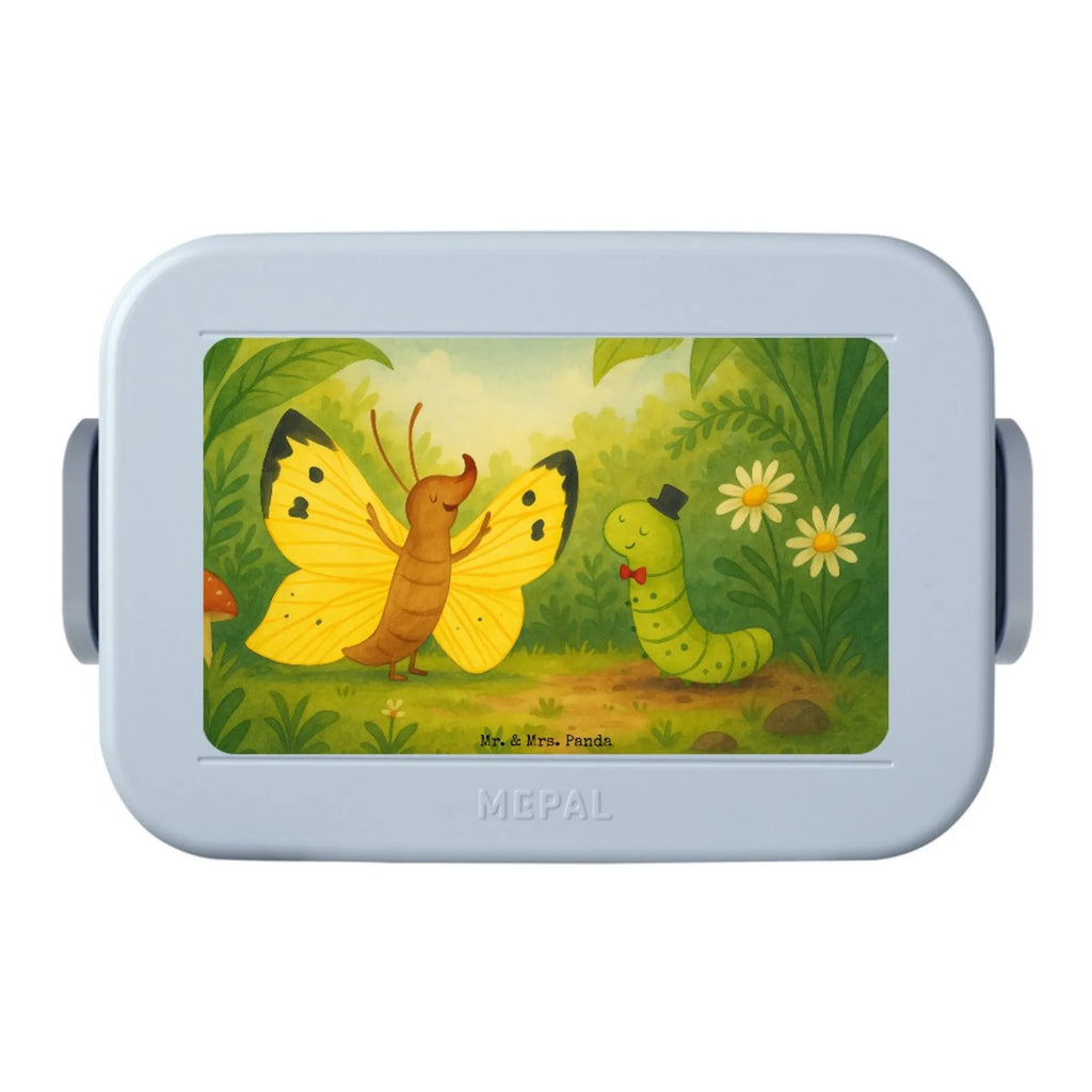 MEPAL Bentobox Raupe Schmetterling Design Lunchbox, Brotdose, Bentobox, Tiermotive, Gute Laune, lustige Sprüche, Tiere, Kokon, Hütchen, Schönheit, Erwachsen werden, Schmetterling, Raupe, Aufwachsen, Hut, Entwicklung, Zitronenfalter