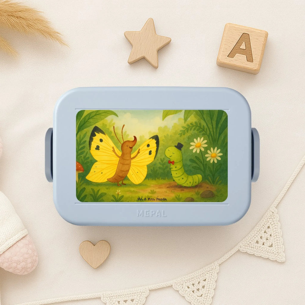 MEPAL Bentobox Raupe Schmetterling Design Lunchbox, Brotdose, Bentobox, Tiermotive, Gute Laune, lustige Sprüche, Tiere, Kokon, Hütchen, Schönheit, Erwachsen werden, Schmetterling, Raupe, Aufwachsen, Hut, Entwicklung, Zitronenfalter