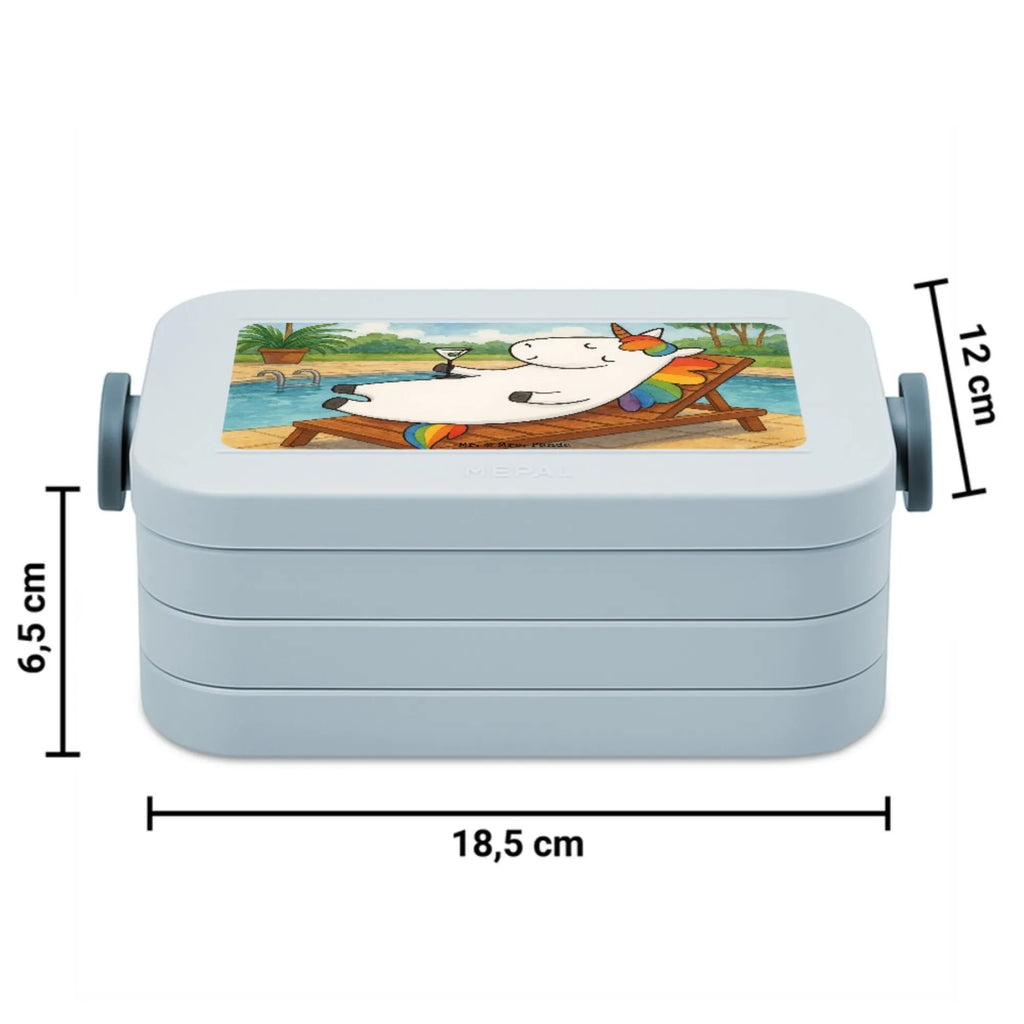 MEPAL Bentobox Einhorn Cocktail Design Bentobox, Brotdose, Lunchbox, Einhorn, Einhörner, Einhorn Deko, Unicorn, Spaß, Feiern, lustig, Freundin, Spruch, Geburtstag, Caipirinha, Glitzer, Cuba Libre, Party, witzig, Sekt, Rum