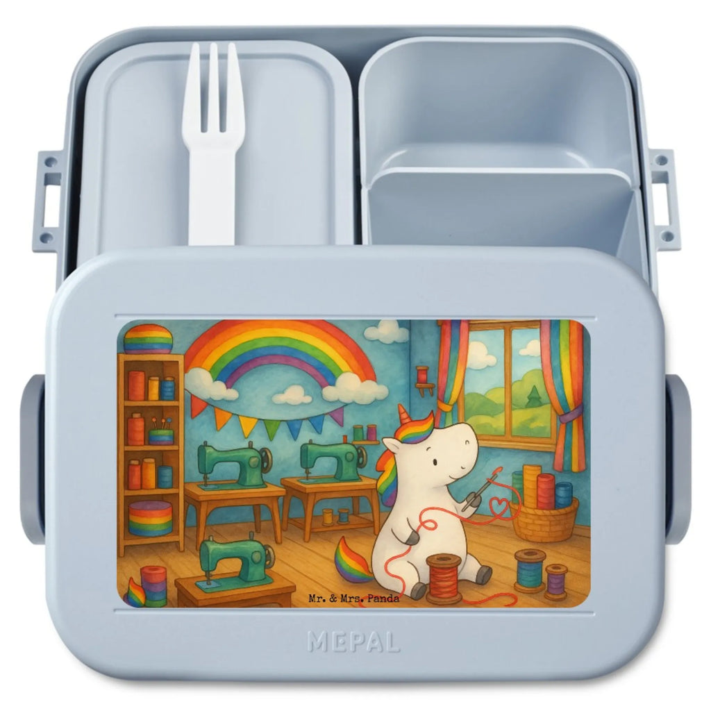 MEPAL Bentobox Einhorn Näherin Design Lunchbox, Brotdose, Bentobox, Einhorn, Einhörner, Einhorn Deko, Unicorn, Mädchen, Häkeln, basteln, Nähzimmer, nähen, Stricken, Freundin, Näherin