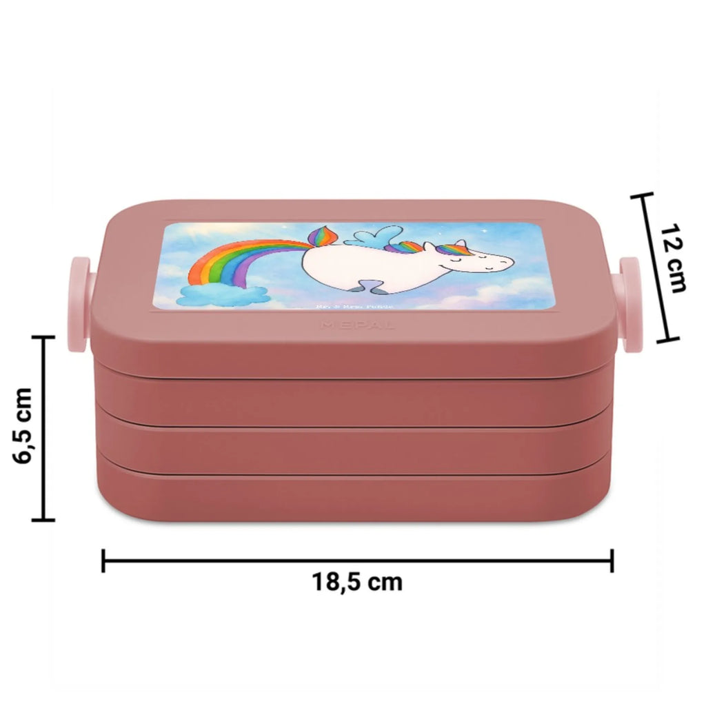 MEPAL Bentobox Einhorn Fliegendes Pferd Design Brotdose, Bentobox, Lunchbox, Einhorn, Einhörner, Einhorn Deko, Unicorn, Glitzer, Erwachsenwerden, Regenbogen, Realität, Spielen