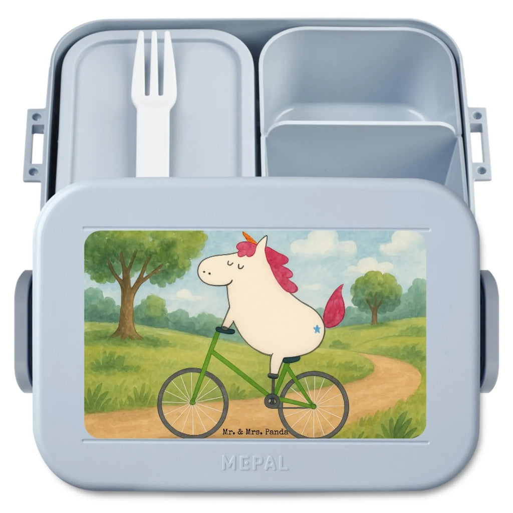 MEPAL Bentobox Einhorn Radfahrer Design Lunchbox, Bentobox, Brotdose, Einhorn, Einhörner, Einhorn Deko, Unicorn, Radfahrer, Kummer, Rad, Bike, Luxusproblem, Konfetti, Feenstaub, Radfahren, Liebeskummer