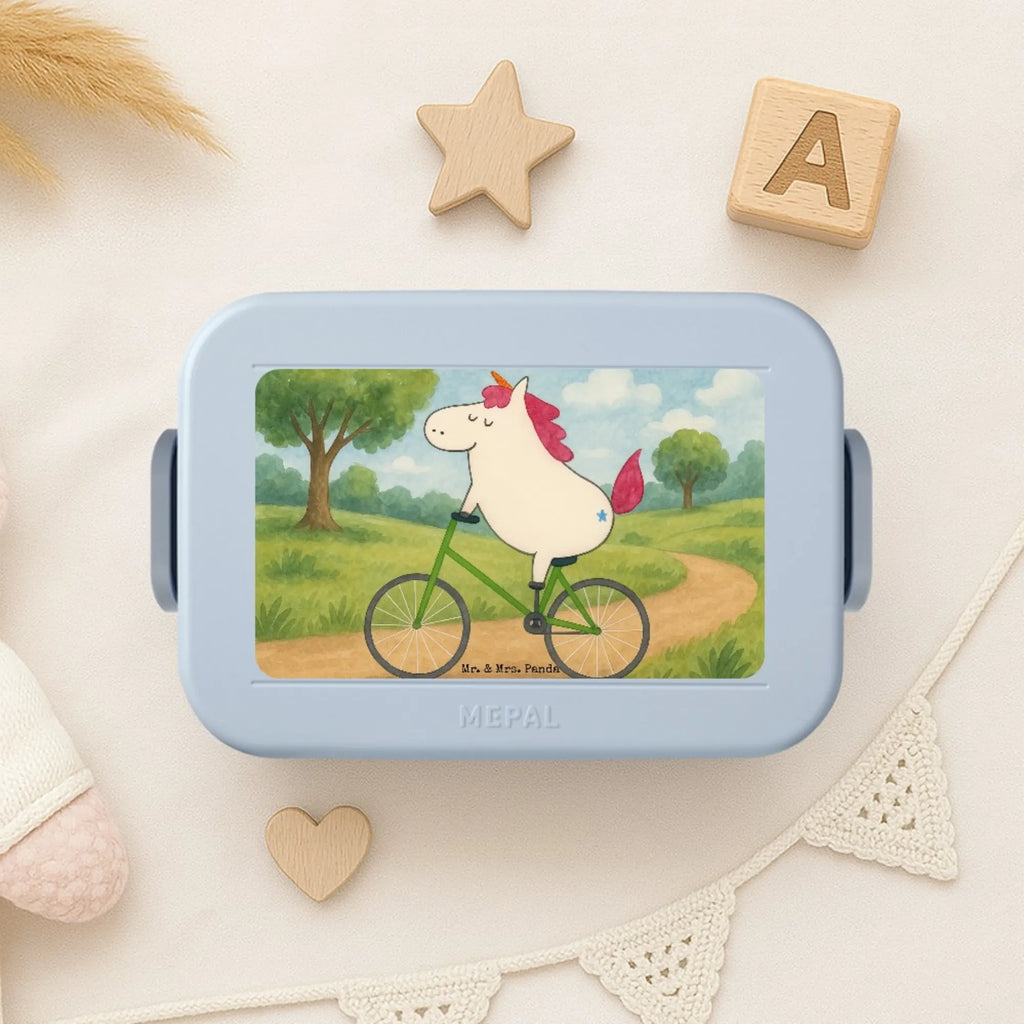 MEPAL Bentobox Einhorn Radfahrer Design Lunchbox, Bentobox, Brotdose, Einhorn, Einhörner, Einhorn Deko, Unicorn, Radfahrer, Kummer, Rad, Bike, Luxusproblem, Konfetti, Feenstaub, Radfahren, Liebeskummer